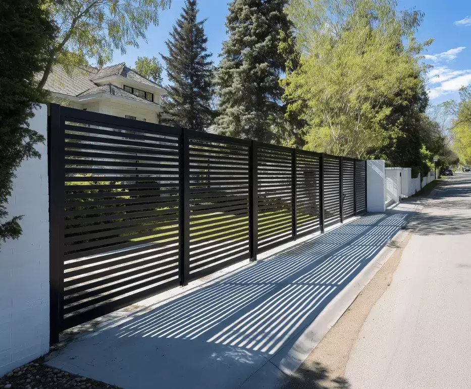 Classy Slat Aluminium Fence in Dandenong